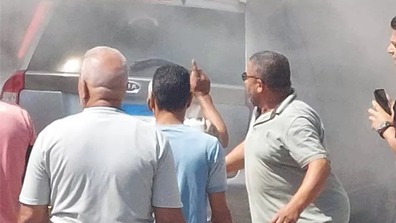 السيطرة على حريق هائل نشب  بسيارة ملاكى متوقفة بالمحلة الكبرى بمحافظة الغربية