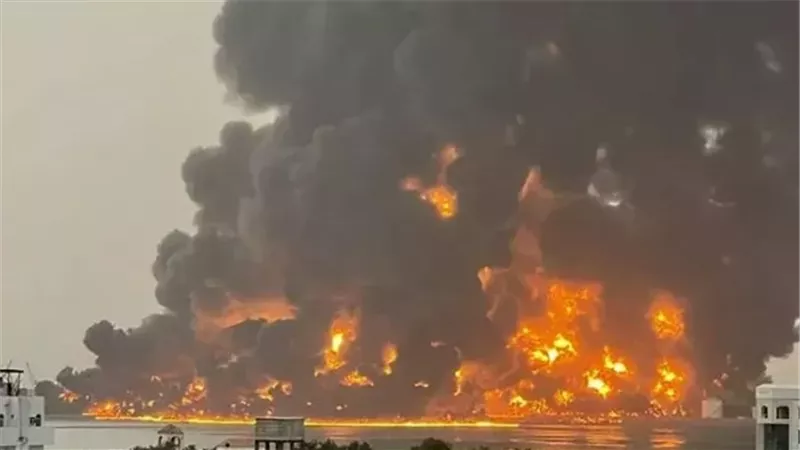 فيديو يوثق لحظة انفجار طائرة مسيرة بمنطقة إيلات الإسرائيلية