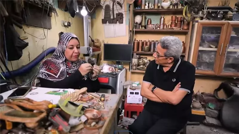 حلقة جديدة عن تصنيع النحاس غدًا في باب الخلق مع محمود سعد على قناة النهار  