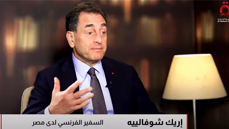 السفير الفرنسي لدى مصر: التشاور مع القاهرة مفتاح السلام الفلسطيني