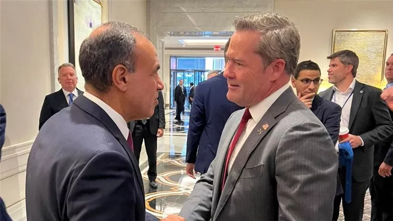 وزير الخارجية يلتقي المندوب الدائم الأمريكي لدى الأمم المتحدة
