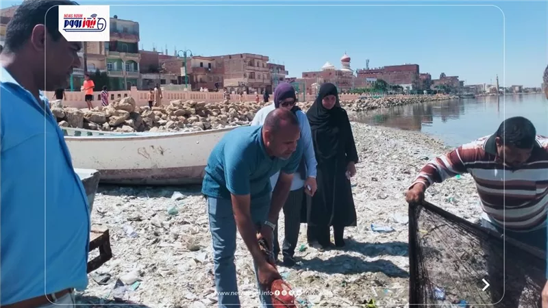 حملات مكثفة ومتابعة ميدانية لشرطة البيئة والمسطحات لضبط المخالفات ببحيرة قارون