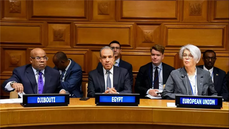 وزير الخارجية يشارك في اجتماع حول تمويل الاتحاد الإفريقي لدعم الصومال