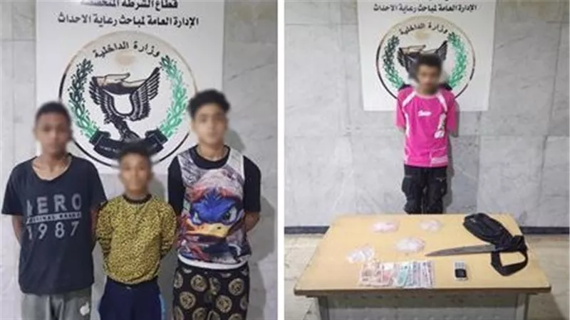 ضبط متهمين استغلوا 18 طفلا في التسول وترويج المخدرات بالجيزة
