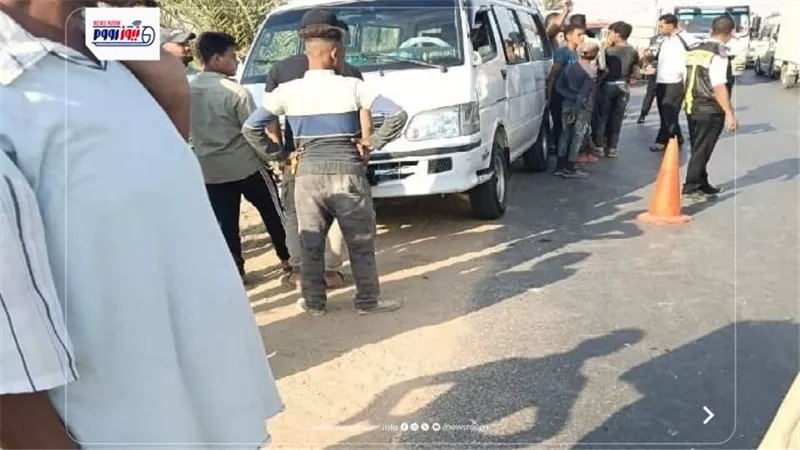 مصرع شخص في حادث مروع بين بطريق مصر الفيوم الصحراوي