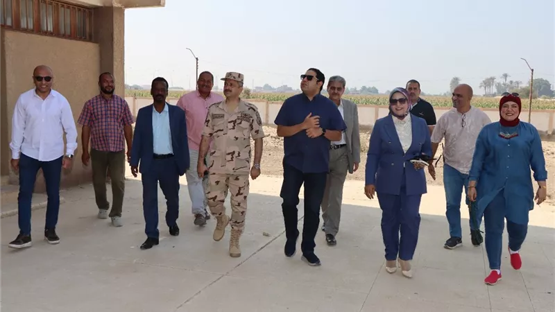 بني سويف: تفقد مواقع مشروع التدريب العملي لمواجهة الأزمات والكوارث
