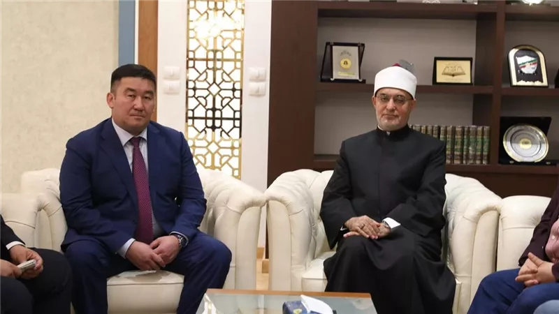 مفتي الجمهورية يستقبل وفد منظمة شنغهاي للتعاون لبحث سُبل التعاون 