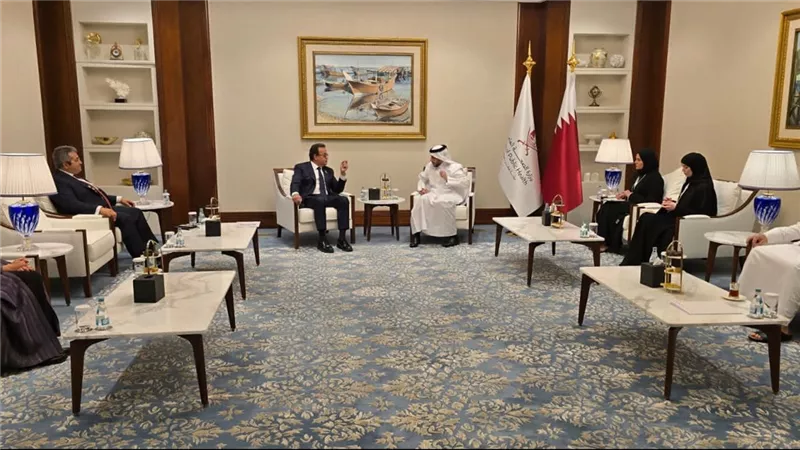 خالد عبدالغفار يبحث مع وزير الصحة القطري دعم غزة و تعزيز التعاون الصحي