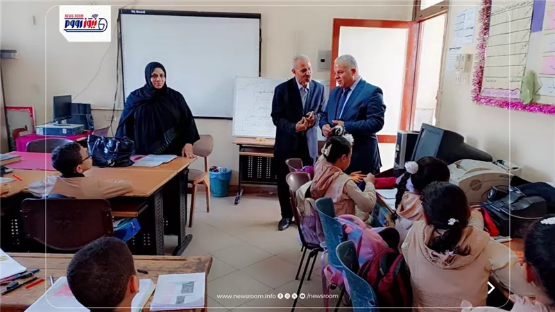 قبيصي: جولة ميدانية بمدارس شرق الفيوم ويشيد بانضباط العملية التعليمية 