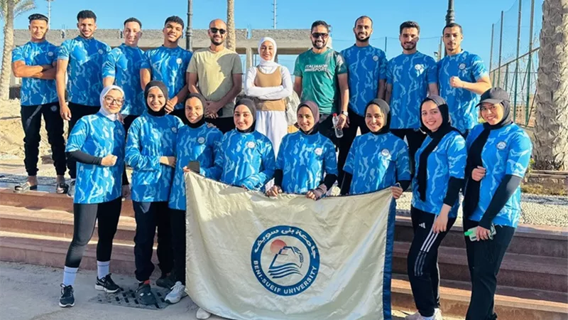5 ميداليات نصيب بنى سويف ببطولة الجامعات المصرية.. وتكريم بإمارة الشارقة