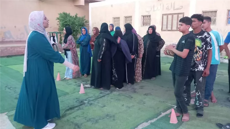 رياضة السويس تبدأ تنفيذ خطة أندية السكان لشهر أكتوبر بجلسة رياضية