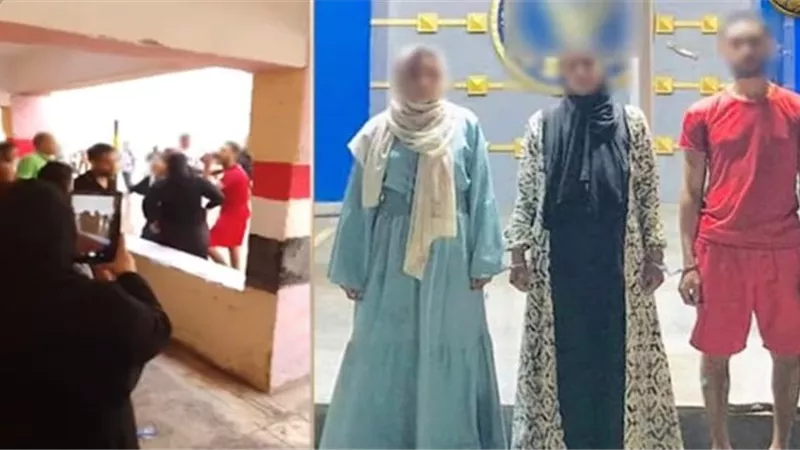 خرجت إبنتهم من المدرسة قبل حضورهم لإصطحابها فتعدواعلى المعلم بالضرب 