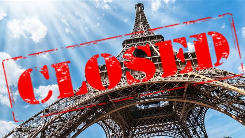 إغلاق برج إيفل.. 600 ألف متظاهر في 200 مدينة في فرنسا 