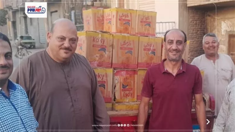 تفاصيل.. ضبط 948 زجاجة زيت تمويني مدعم محظور بيعه في الفيوم  