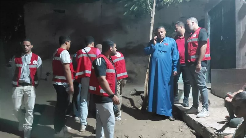 الهلال الأحمر يرفع درجة الاستعداد لمواجهة مخاطر فيضان نهر النيل