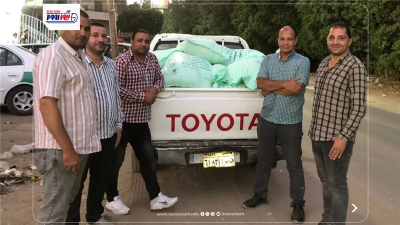 ضبط طن دقيق بلدي مدعم محظور بيعه او تداوله ونصف طن بن مغشوش بالفيوم 