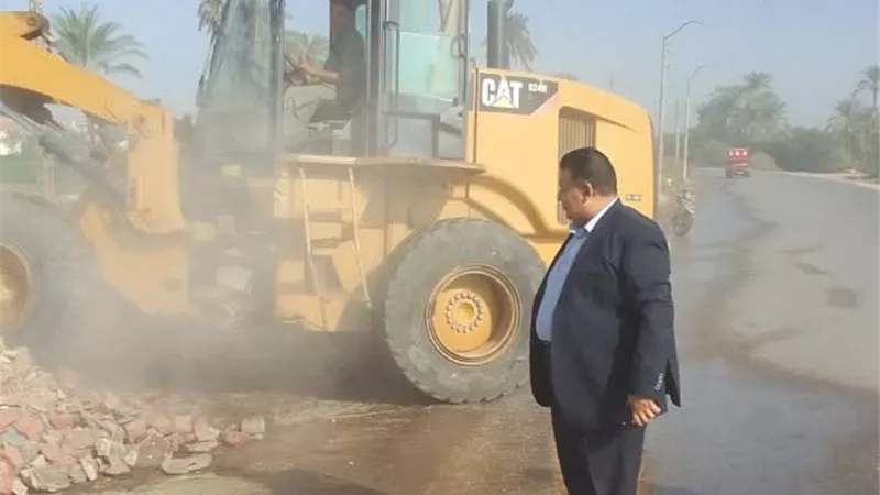 إزالة 43 حالة تعد في المرحلة الثالثة ضمن حملات الموجة الـ 27 ببنى سويف