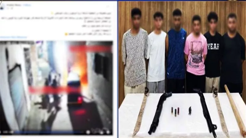 بحوزتهم أسلحة نارية وبيضاء.. ضبط أطراف مشاجرة أولوية المرور بالجيزة