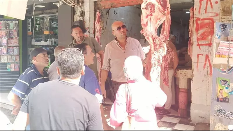 حملة تفتيش بيطرية موسعة على المحلات لضبط المخالفات في قويسنا بالمنوفية
