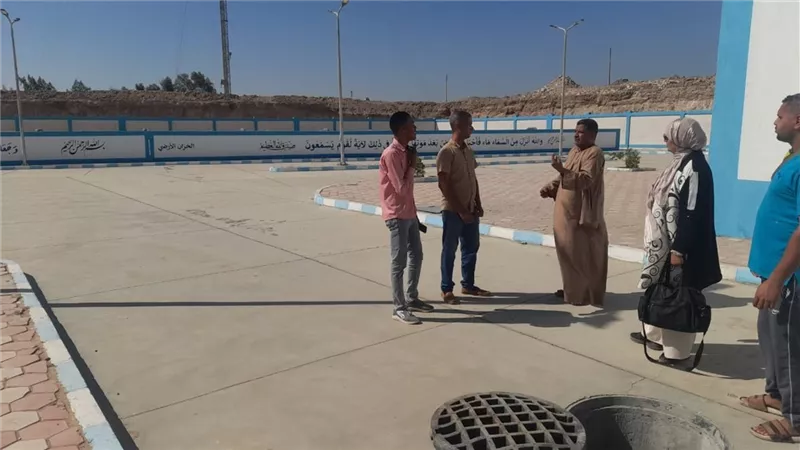 جولة تفقدية لرئيس الوحدة المحلية للرحمانية لحل أزمة انفجارات خطوط المياه