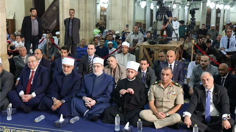 وزيرالأوقاف يشهد احتفال الأزهربالذكرى الثانية والخمسين لانتصارات أكتوبر المجيد