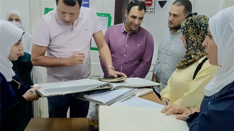 صحة المنوفية متابعة مسائية مكثفة لخدمة المرضى بمجمع مستشفيات أشمون