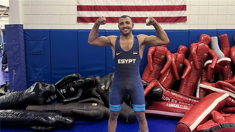 بطل المصارعة محمد كيشو يعلن تمثيل منتخب أمريكا في أولمبياد لوس أنجلوس 