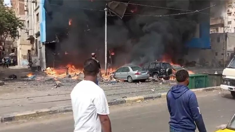 نيابة كرموز تحقق في حريق مستشفى راقودة بعد مصرع سيدة وإصابة 29 آخرين
