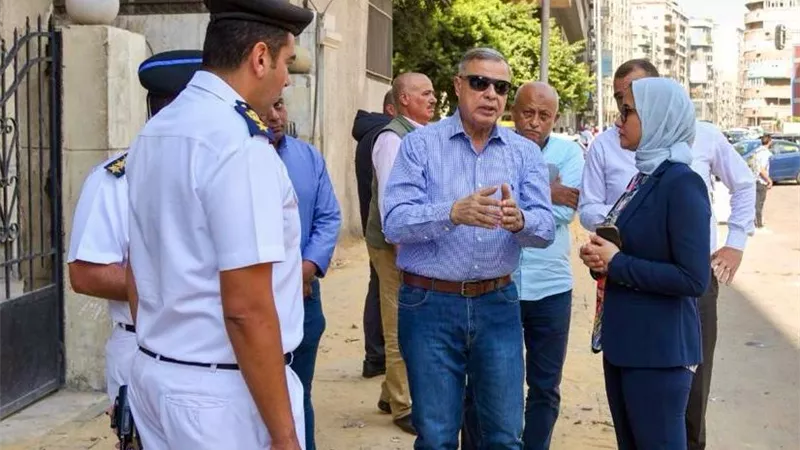 محافظ الإسكندرية يتابع معدلات تنفيذ أعمال تطوير محور الحرية أبو قير