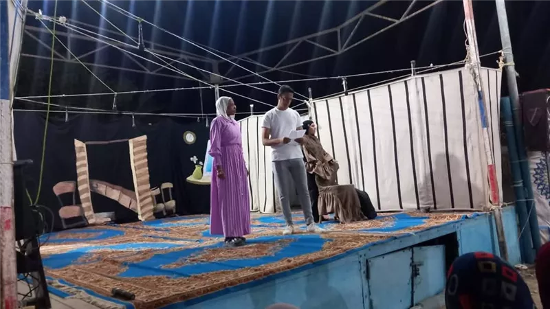 عرض مسرحية « الكرسى» بمركز  شباب عرب المعمل بمحافظة السويس 