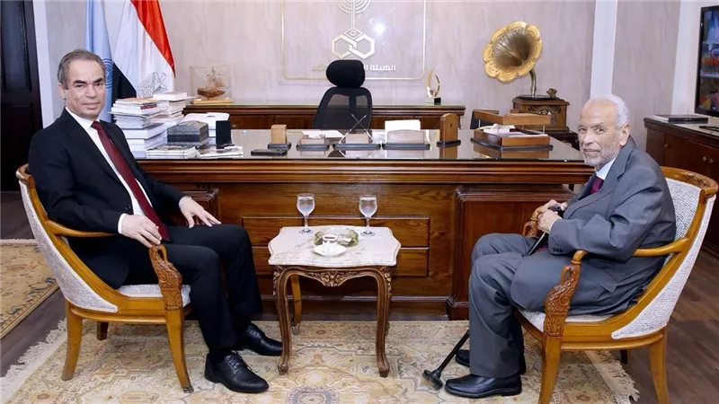 وصول الإعلامي الكبير حسن حامد مبنى التلفزيون لحضور صالون ماسبيرو الثقافي