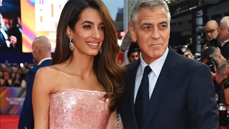 بإطلالات فاخرة.. جورج وأمل كلوني على السجادة الحمراء في مهرجان لندن السينمائي 