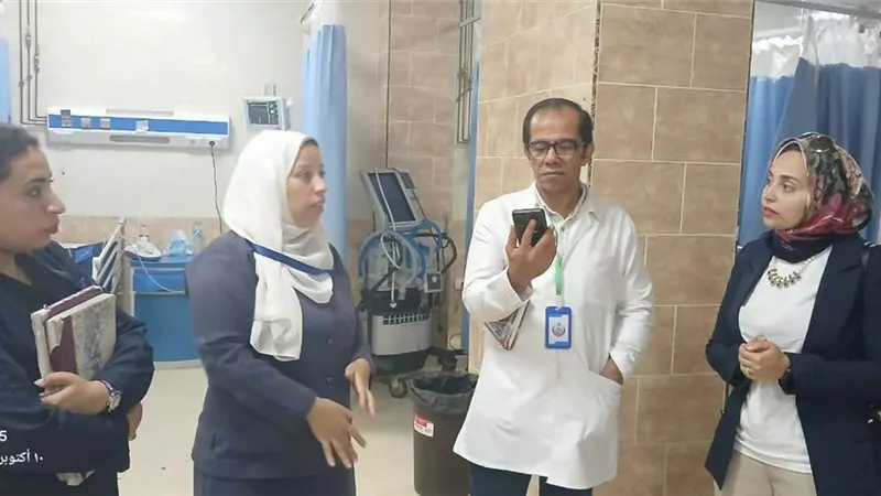 لمتابعة جودة الخدمة.. مرور مفاجئ على مستشفيات الفشن والرمد ببني سويف