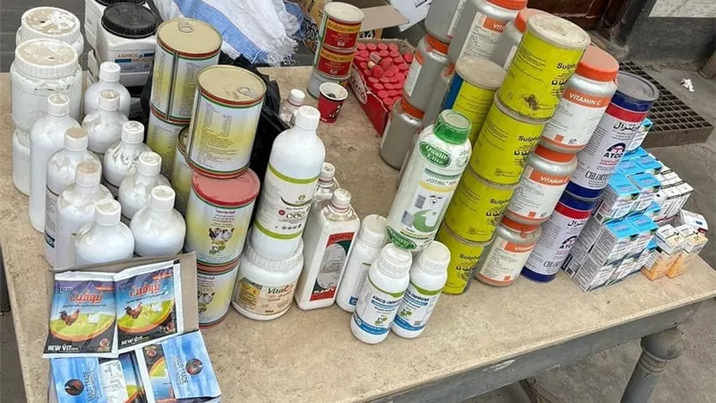 حملة تفتيشية ضخمة تكشف أدوية بيطرية مجهولة المصدر في الغربية.. والنيابة تحقق