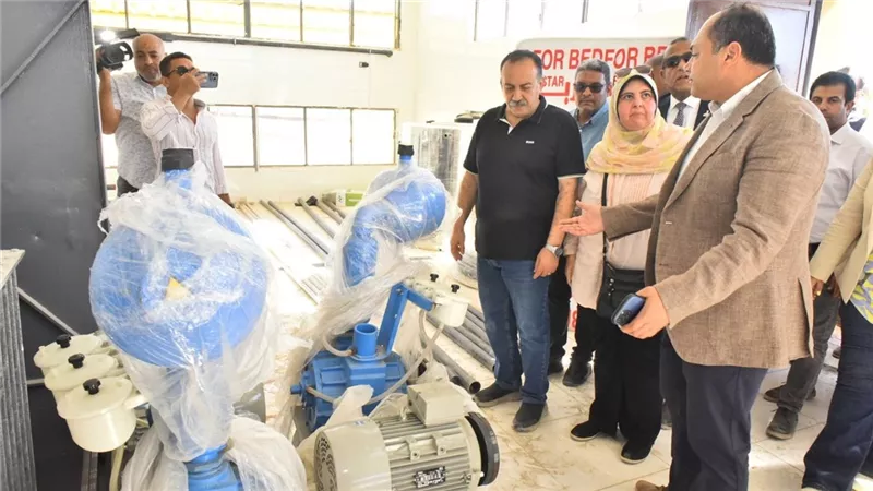 محافظ أسيوط ورئيس هيئة تنمية الصعيد يتفقدان مشروعات تطوير الثروة الحيوانية