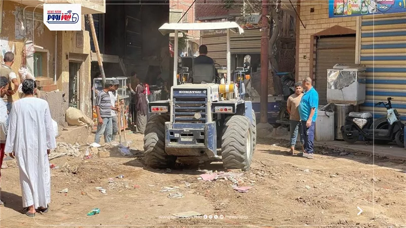 استمرار أعمال صيانة ورفع كفاءة إنارة الطرق بمدينة دشنا في قنا