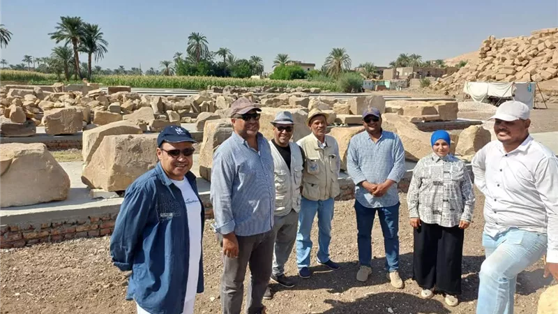 الأقصر تستقبل البعثات الدولية في جولة ترميم كبرى.. ومدير الآثار يتابع