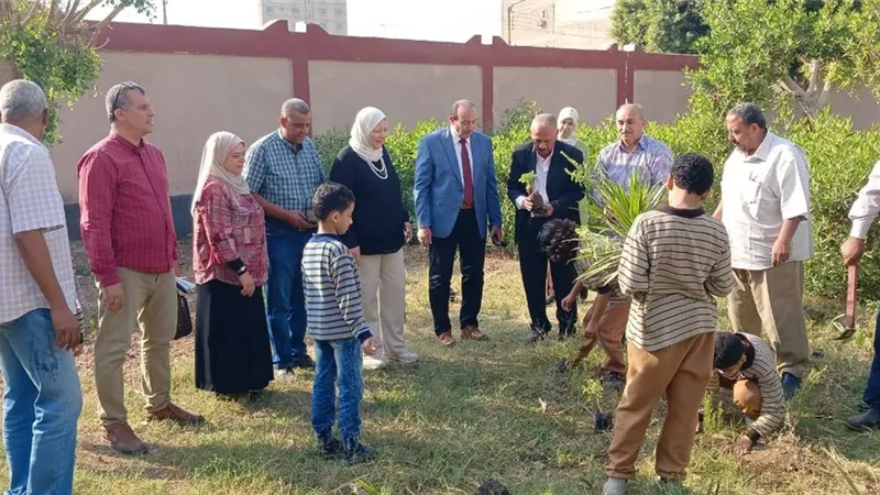 بالمدارس والجامعة التكنولوجية: انطلاق مبادرة «ازرع شتلك» ببنى سويف