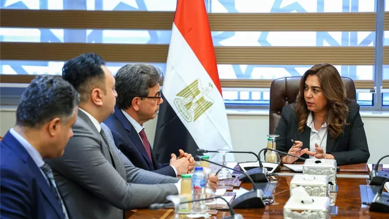 وزيرة التنمية المحلية تبحث مع نقيب الأطباء البيطريين عددًا من الملفات المشتركة