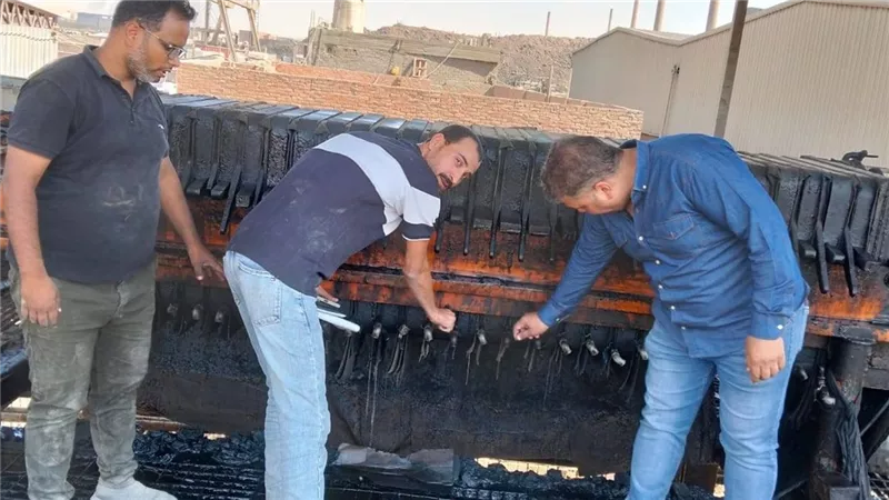 محافظة الجيزة: ضبط أكثر من 200 طن زيوت سيارات وأسمدة مغشوشة 