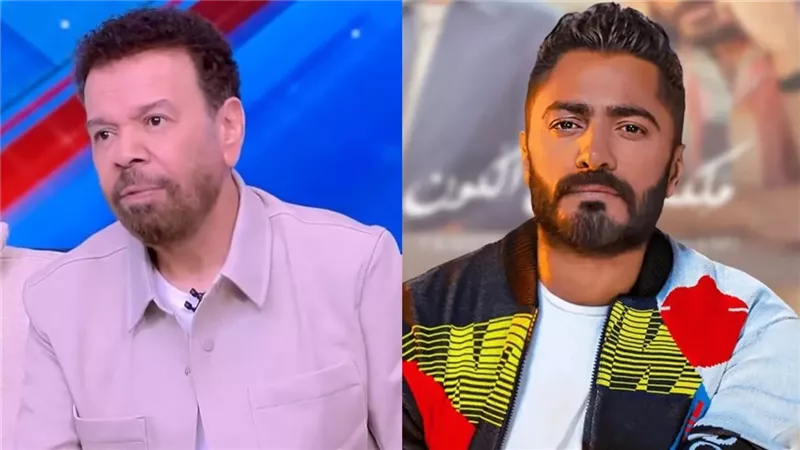 تامر حسني يرد على إشادة خالد عجاج : من أعظم أصوات مصر
