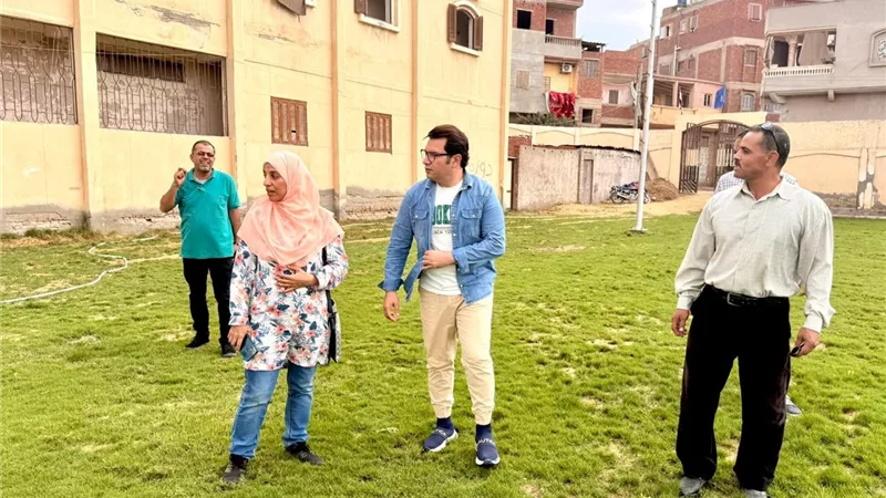 مدير شباب دمياط يتفقد أعمال تطوير ملعب الغنيمية ضمن خطة وزارة الرياضة