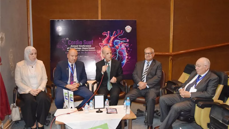 افتتاح فعاليات المؤتمر الرابع لقسم أمراض القلب ببنى سويف