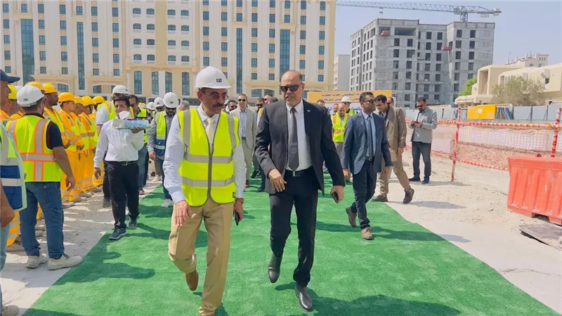 جبران يتفقد مشروعًا لشركة 
