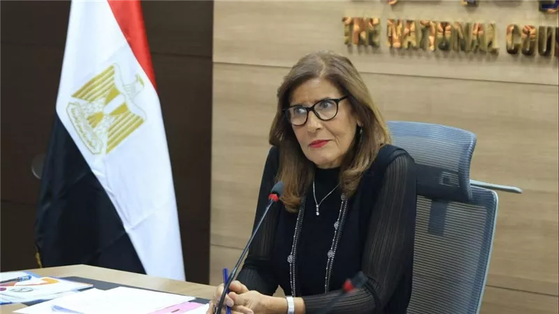 ميرفت أبو عوف تدير إجتماع لجنة الثقافة والفنون بالمجلس القومي للمرأة 