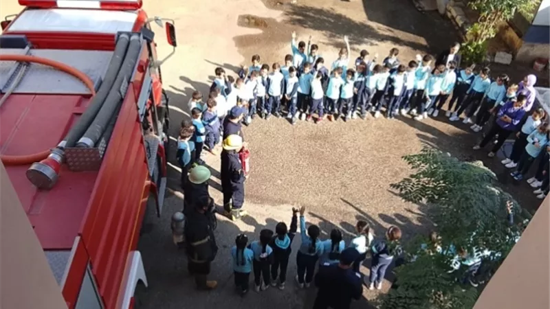 الحماية المدنية بالمنوفية تستقبل زيارة لعدد من الطلبة لتوعيتهم بدور رجل الشرطة