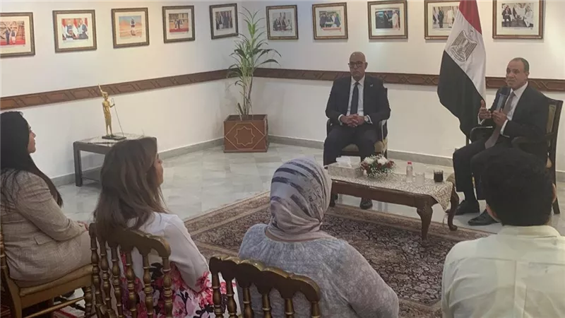 عبد العاطي يلتقي أعضاء الجالية المصرية بالهند l صور 