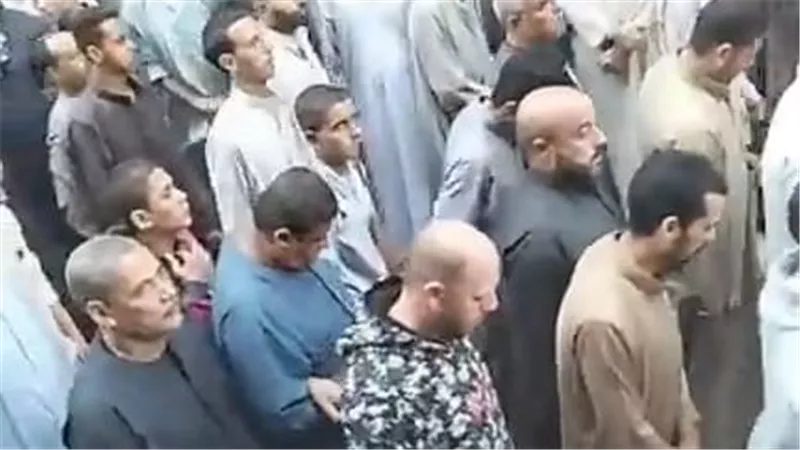جنازه مهيبة للمهندس محمد ضحيه الغدر بقرية جريس مركز أشمون محافظة المنوفية