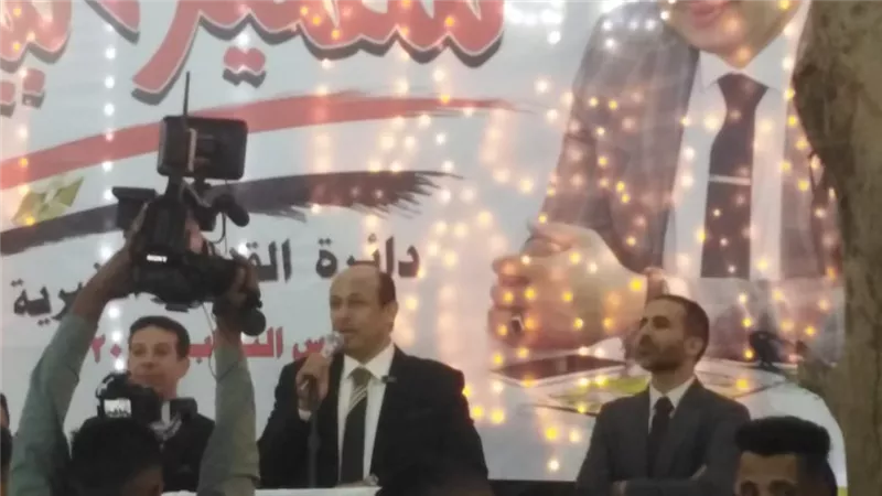 الآلاف يحتشدون في مؤتمر جماهيري لتأييد ودعم المرشح سمير البيومي في الانتخابات 