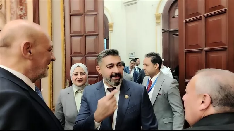 ياسر جلال يصل مقر مجلس الشيوخ للمشاركة في الجلسة الافتتاحية | صور